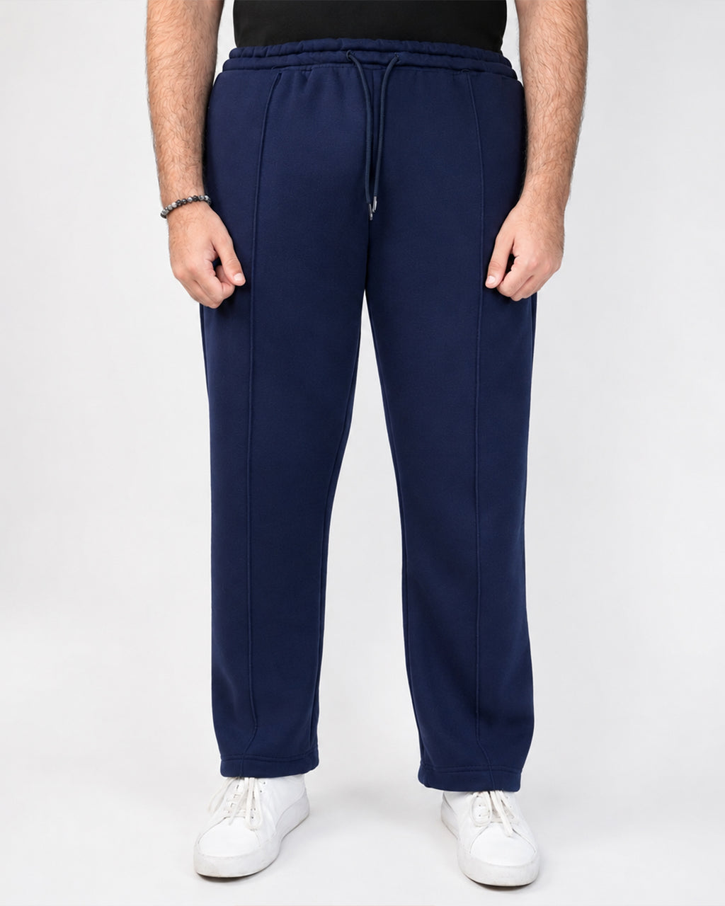 Premium Blank navy blue Tracksuit Set | Heavyweight Fleece