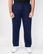 Premium Blank Navy Blue Tracksuit Set | Heavyweight Fleece