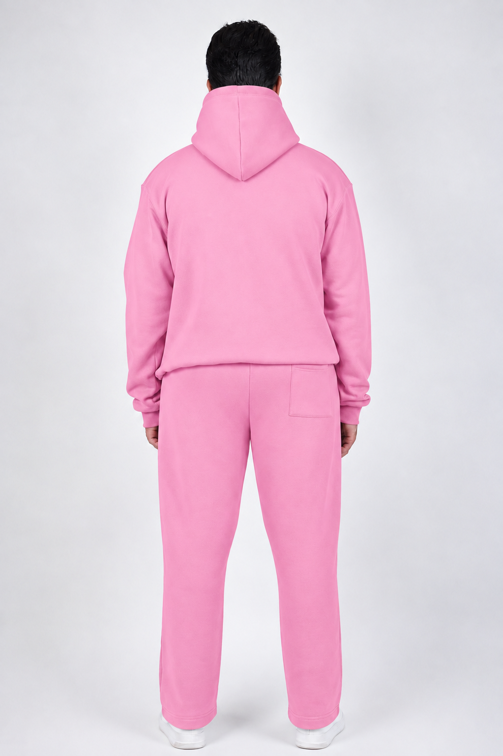 Pink Oversized Tracksuit Set