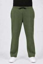 Men’s Olive Green Oversized Tracksuit Set