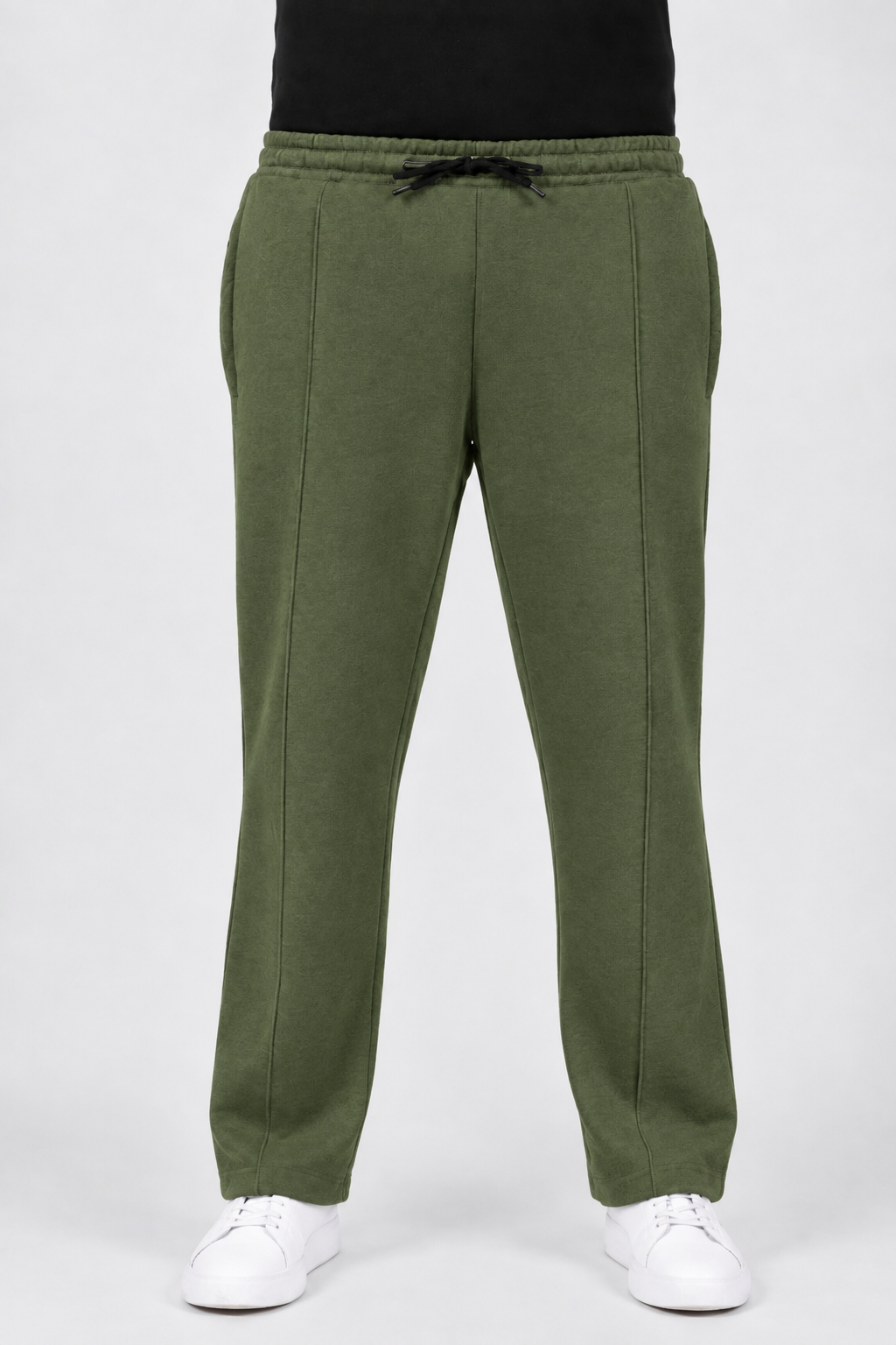 Men’s Olive Green Oversized Tracksuit Set