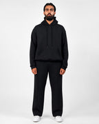 Premium Blank Black Tracksuit Set | Heavyweight Fleece