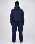 Premium Blank Navy Blue Tracksuit Set | Heavyweight Fleece