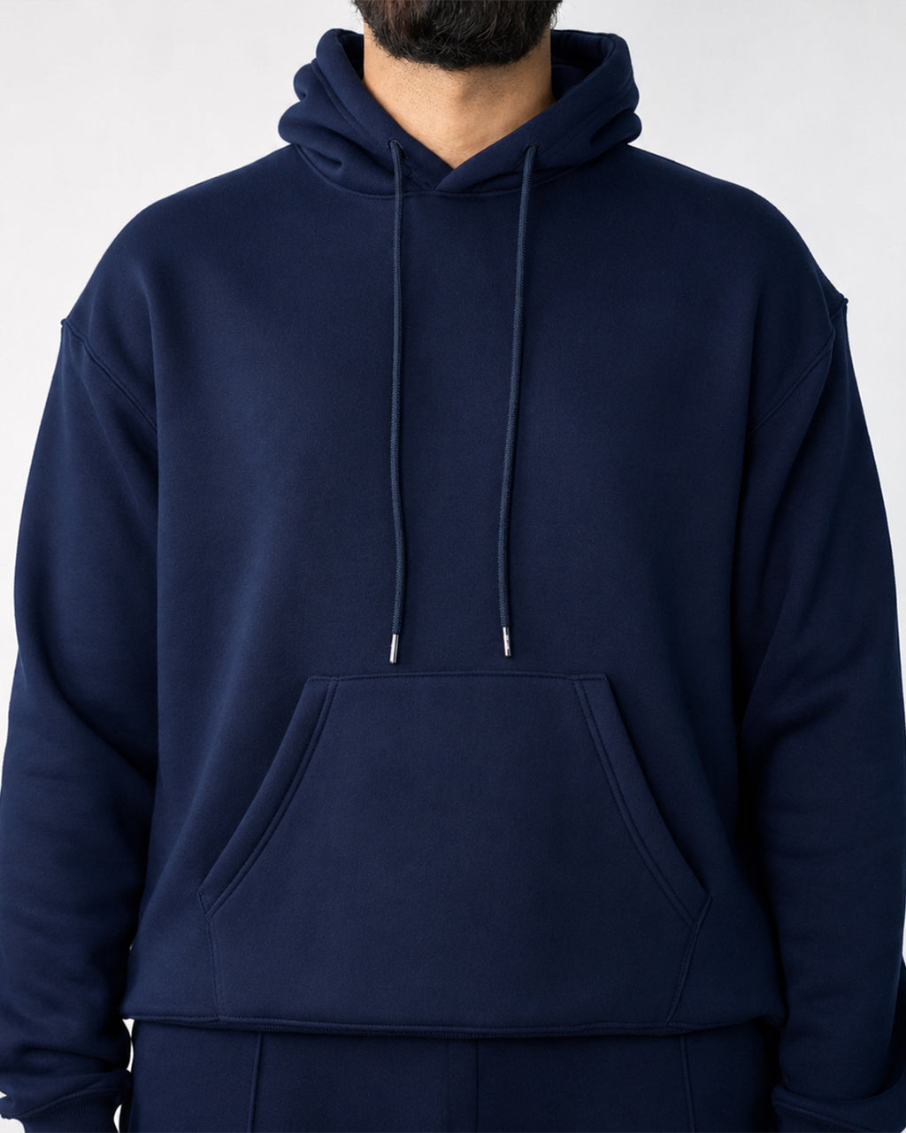 Premium Blank navy blue Tracksuit Set | Heavyweight Fleece