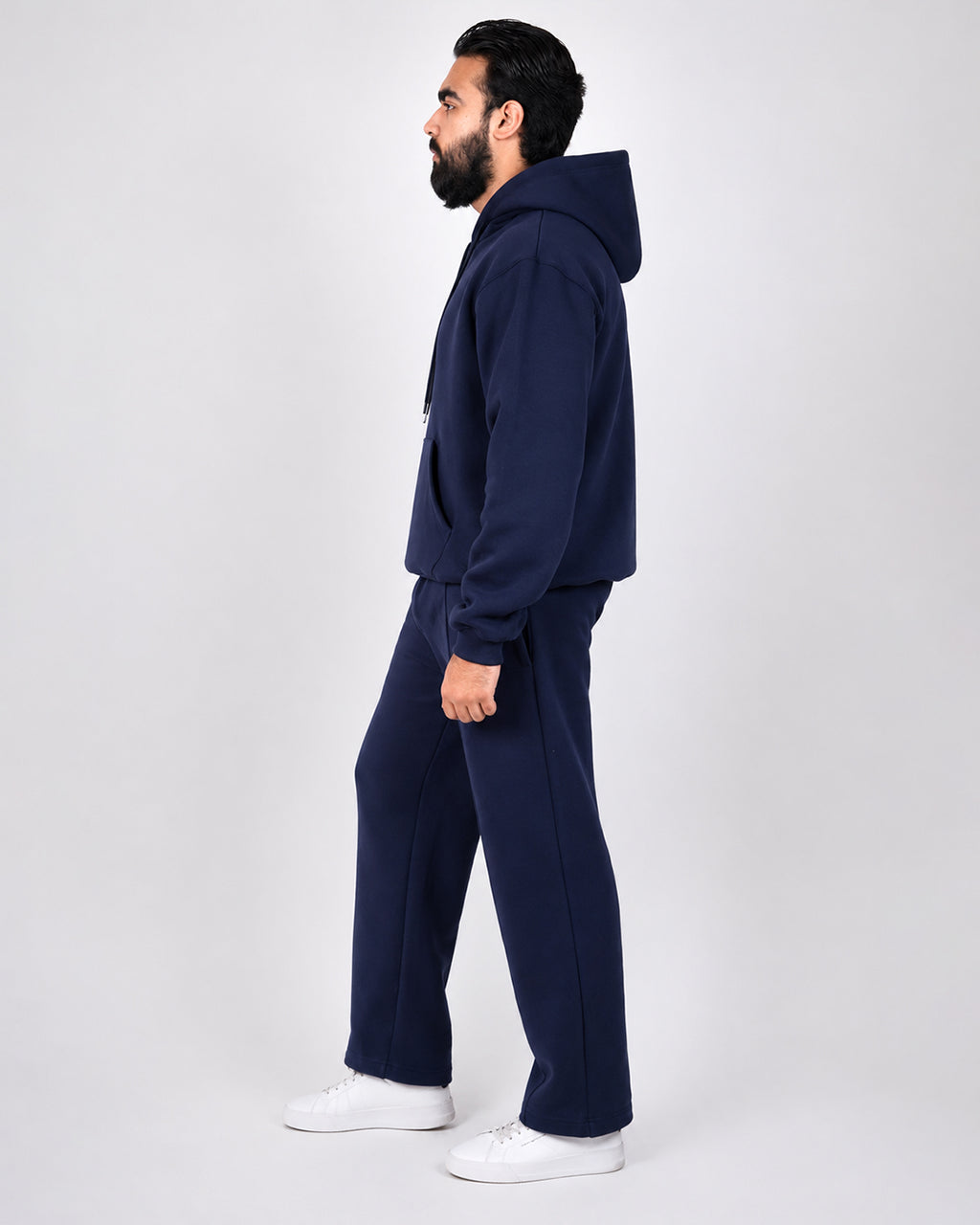 Premium Blank navy blue Tracksuit Set | Heavyweight Fleece
