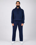 Premium Blank navy blue Tracksuit Set | Heavyweight Fleece