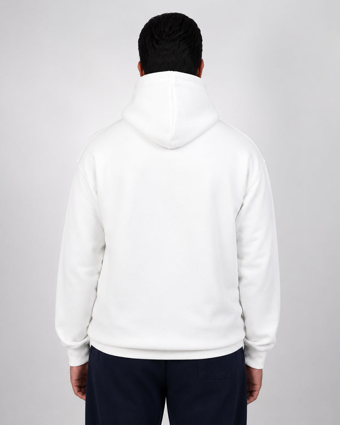 Premium Blank White Hoodie | Heavyweight Fleece