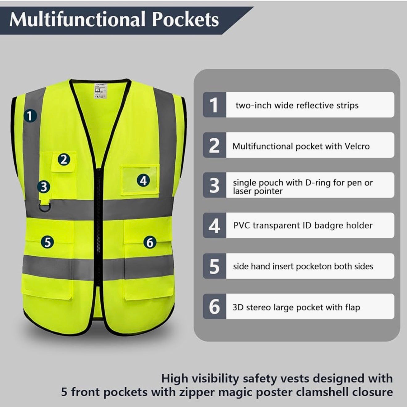 Hi Vis Executive Vest